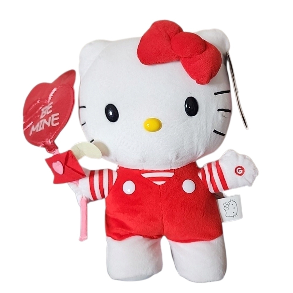 Hello Kitty Valentine's Gemmy Animated Plush Side Stepper. Musical